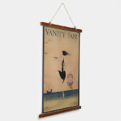 Wood met bovenzijde wandtapijt hangend wandkleed (Gebogen)