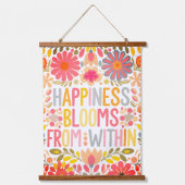 Wood met bovenzijde wandtapijt hangend wandkleed (Voorkant 2)