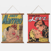 Wood met bovenzijde wandtapijt hangend wandkleed (Dubbel)