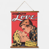 Wood met bovenzijde wandtapijt hangend wandkleed (Voorkant 2)