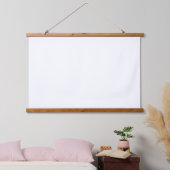 Wood met bovenzijde wandtapijt hangend wandkleed (Slaapkamer)