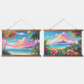 Wood met bovenzijde wandtapijt hangend wandkleed (Dubbel)