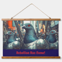 Wood met bovenzijde wandtapijt