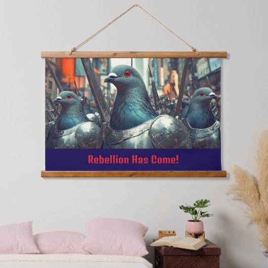 Wood met bovenzijde wandtapijt hangend wandkleed (Slaapkamer)