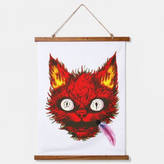 Wood met bovenzijde wandtapijt hangend wandkleed (Voorkant 2)