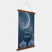 Wood met bovenzijde wandtapijt hangend wandkleed (Gebogen)