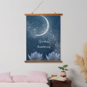 Wood met bovenzijde wandtapijt hangend wandkleed (Slaapkamer)