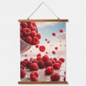 Wood met bovenzijde wandtapijt hangend wandkleed (Voorkant 3)