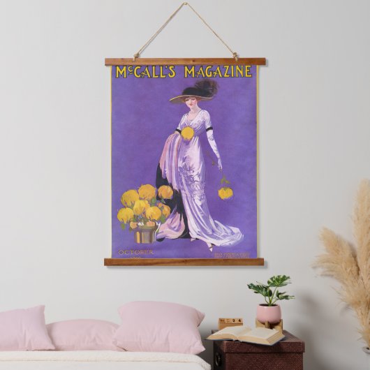 Wood met bovenzijde wandtapijt hangend wandkleed (Slaapkamer)