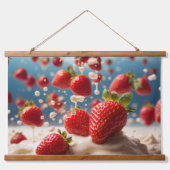 Wood met bovenzijde wandtapijt hangend wandkleed (Voorkant 2)