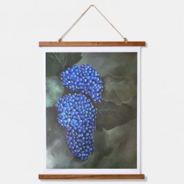 Wood met bovenzijde wandtapijt hangend wandkleed