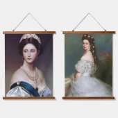 Wood met bovenzijde wandtapijt hangend wandkleed (Dubbel)