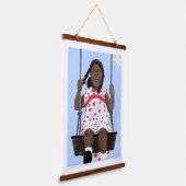 Wood met bovenzijde wandtapijt hangend wandkleed (Gebogen)