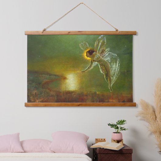 Wood met bovenzijde wandtapijt hangend wandkleed (Slaapkamer)