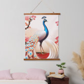 Wood met bovenzijde wandtapijt hangend wandkleed (Slaapkamer)