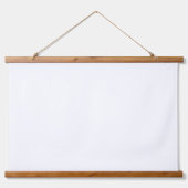 Wood met bovenzijde wandtapijt hangend wandkleed (Voorkant)