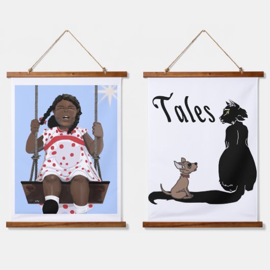 Wood met bovenzijde wandtapijt hangend wandkleed (Dubbel)