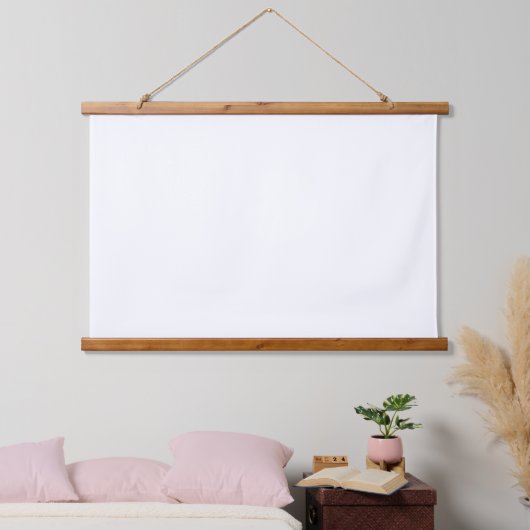 Wood met bovenzijde wandtapijt hangend wandkleed (Slaapkamer)