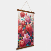 Wood met bovenzijde wandtapijt hangend wandkleed (Gebogen)