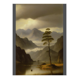 Wood met bovenzijde wandtapijt perfect poster