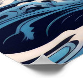 Wood met bovenzijde wandtapijt poster (Hoek)