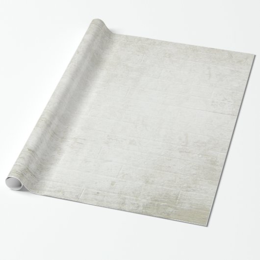 Wood met witte was cadeaupapier (Uitgerold)