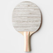 Wood met witte was tafeltennisbatje (Voorkant)
