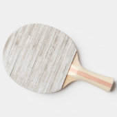 Wood met witte was tafeltennisbatje (Zijkant)
