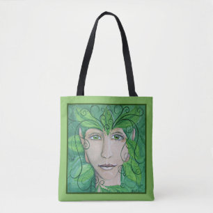 Wood Nymph Bag met overdruk Tote Bag