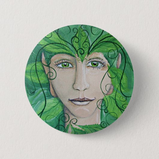 Wood Nymph Lapel Badge Ronde Button 5,7 Cm (Voorkant)
