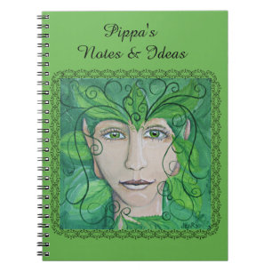 Wood Nymph-laptop, jotter, blocnote Notitieboek
