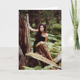 Wood Nymph notecard Kaart