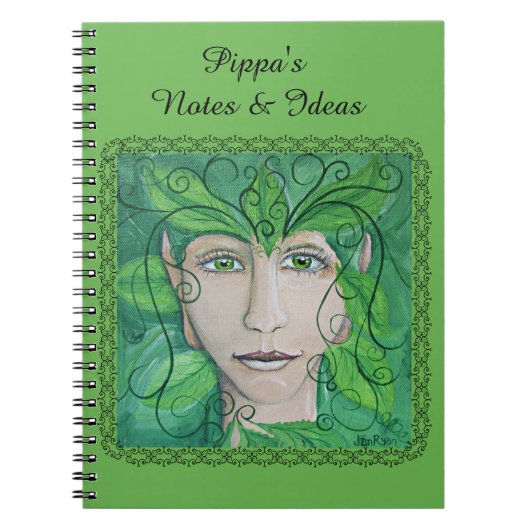 Wood Nymph Notitieboek, Jotter, Notitieblok Notitieboek (Voorkant)