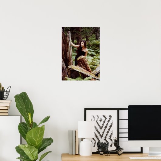 Wood Nymph Poster (Thuiskantoor)
