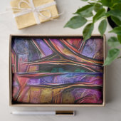 Wood Paarse Wall Art Dream Tissuepapier (Geschenk)