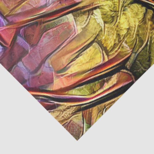 Wood Paarse Wall Art Dream Tissuepapier (Detail)