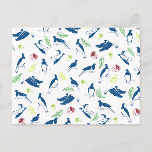 Wood Pigeon Kereru NZ Bird Briefkaart (Voorkant)