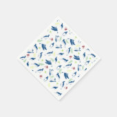 Wood Pigeon Kereru NZ Bird Servet (Hoek)