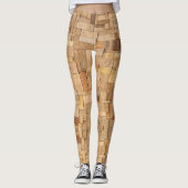 Wood Plywood - Power Yoga Leggings (Voorkant)