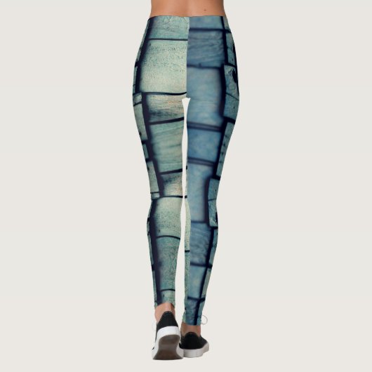 Wood Plywood - Power Yoga Leggings (Achterkant)