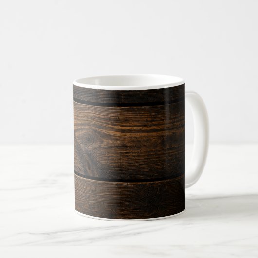Wood Print Mug Koffiemok (Voorkant rechts)