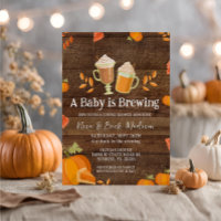 Wood Rustic Pumpkin Baby brouwt voor Boy
