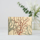 Wood & Small Coral Briefkaart (Staand voorkant)