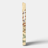 Wood & Small Coral Case-Mate iPhone Case (Achterkant / Links)