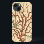 Wood & Small Coral iPhone 13 Hoesje<br><div class="desc">Stayed relaxed with this beautiful piece of sealife art. This beautiful silhouette of these coral reef will look great on any product. Take the beach with you where ever you go! Enjoy nature eindigde.</div>