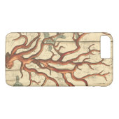 Wood & Small Coral Case-Mate iPhone Case (Achterkant (Horizontaal))