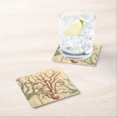 Wood & Small Coral Kartonnen Onderzetters (Insitu)