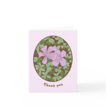 Wood Sorrel Woodblock Style