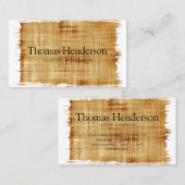 Wood Stain Woodworking Visitekaartje (Voorkant / Achterkant)