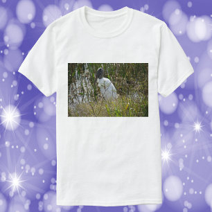 Wood Stork Bird Florida Foto T-shirt
